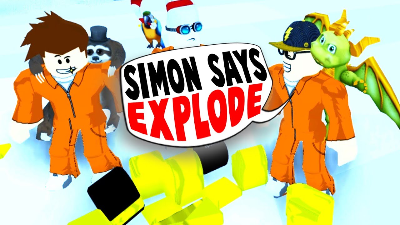 YOUTUBER ONLY SIMON SAYS IN ROBLOX JAILBREAK!!