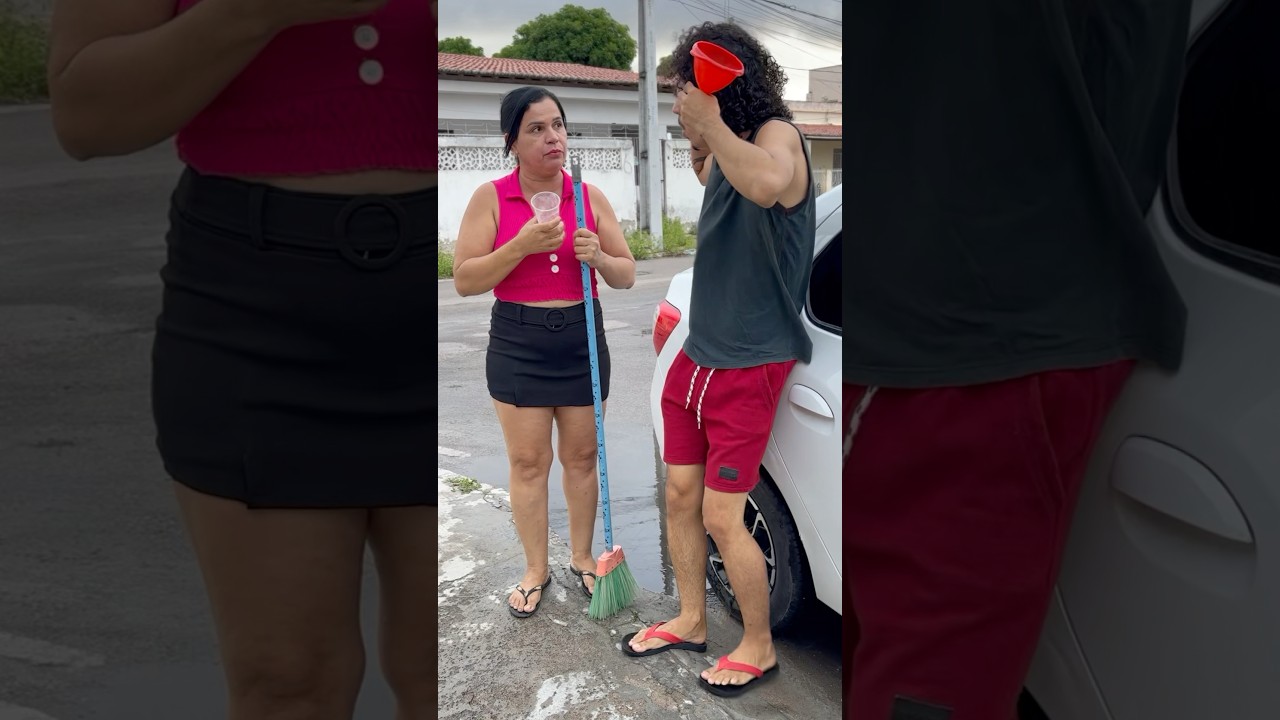 Ela tomou gasolina e agora?!🤣😂 #comedia #humor #risos