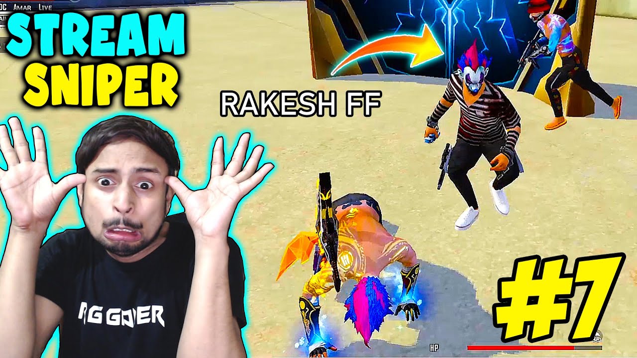 rg gamer vs stream sniper 🔥 part 7