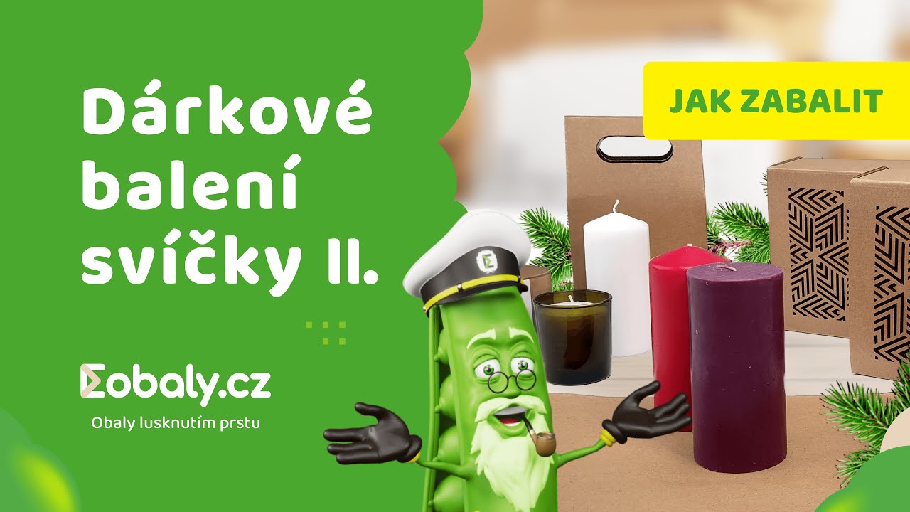Zabalte svíčku do papíru jako profesionál 🎁