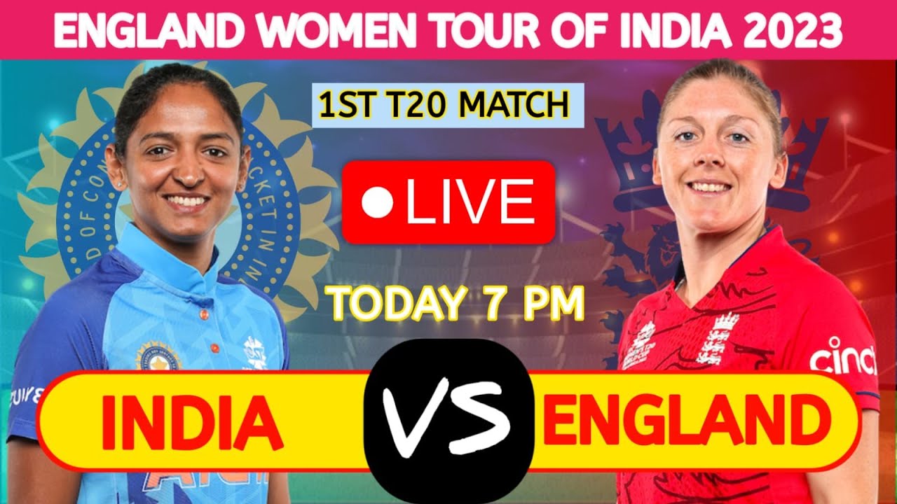 🔴 Live: IND W vs ENG W Live &ndash; 1st T20 | India Women Vs England Women Live | IND Women vs ENG Women