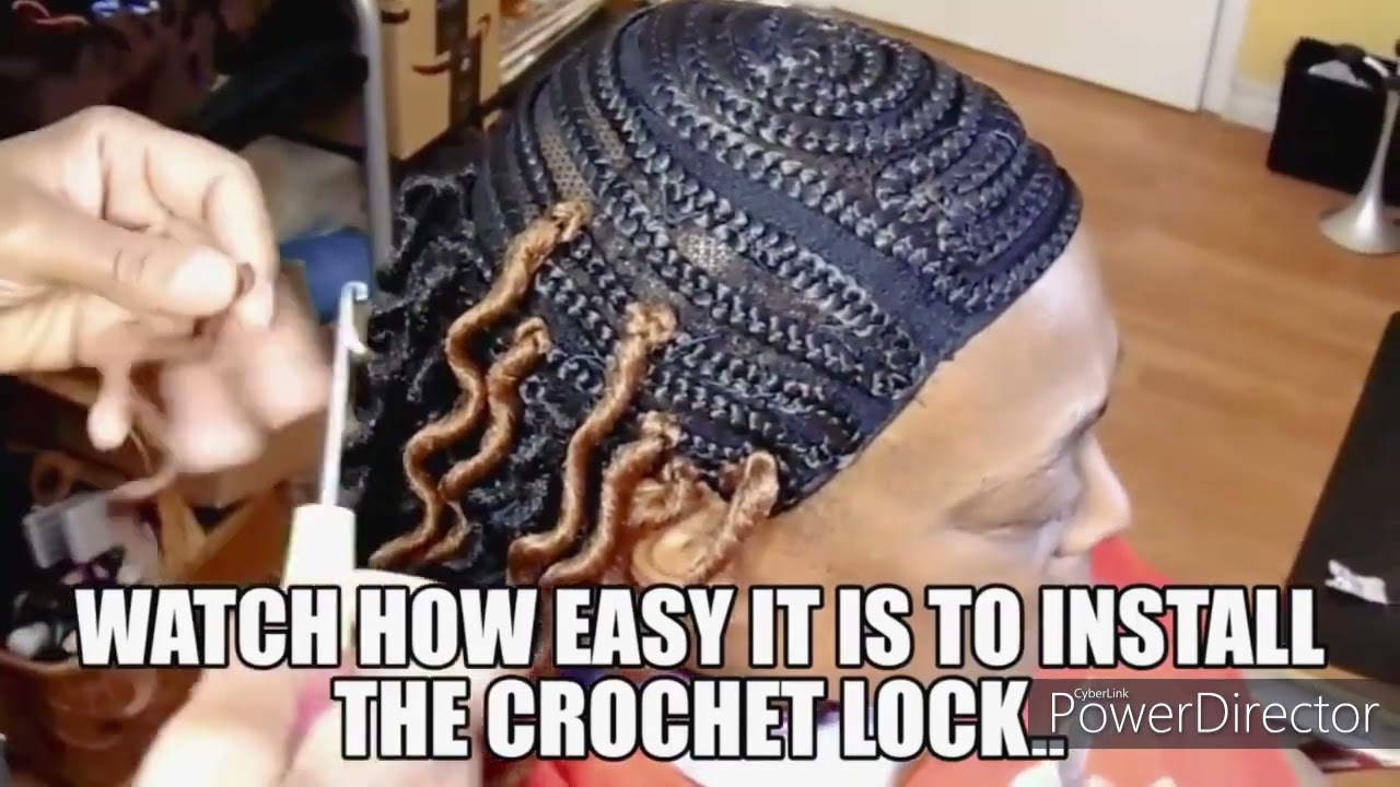 CROCHET BRAIDED CAP METHOD FOR ALOPECIA, SHORT, THIN, & DAMAGED HAIR