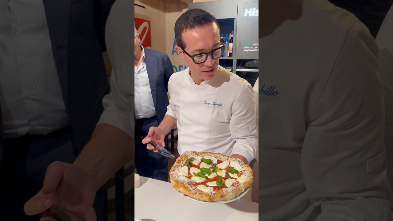 Gino Sorbillo x HISENSE - Cottura della pizza in soli 3 minuti! #tecnoandroid