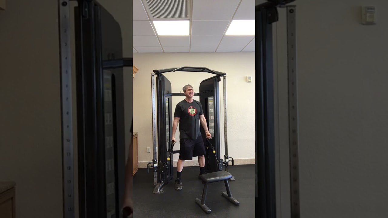 Cybex FT325 Demo and review cable pulley exercise machine