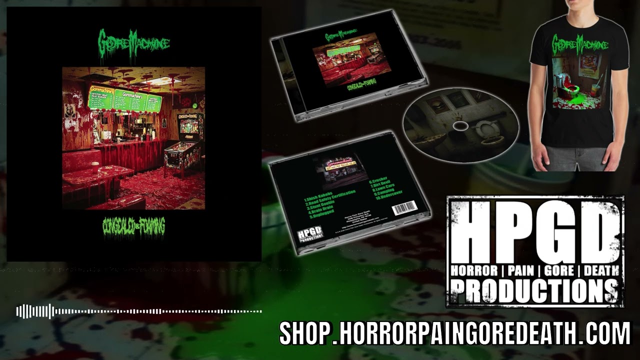 Gore Machine - Brain Drain (taken from Congealed And Foaming on Horror Pain Gore Death / HPGD)