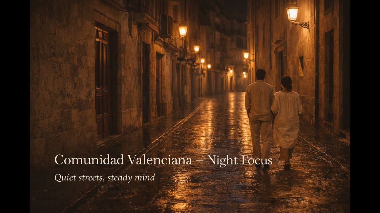 Comunidad Valenciana – Night Focus | Cozy Chill Jazz for Focus