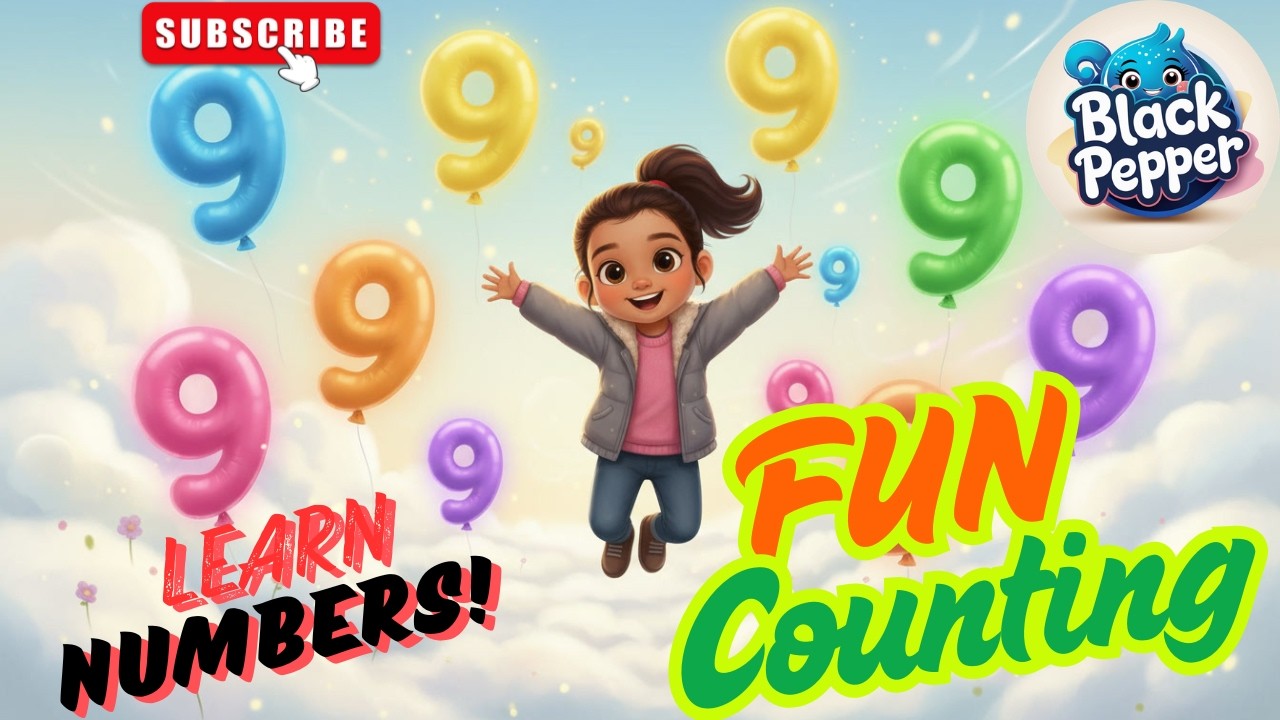 Learn Numbers | Fun Counting for Kids | Numbers 1 to 10 | Story Telling @Black Pepper Videos