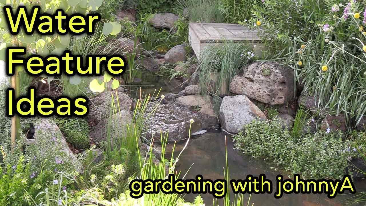 Garden Fountains and Water Feature Ideas for small and large Garden Designs