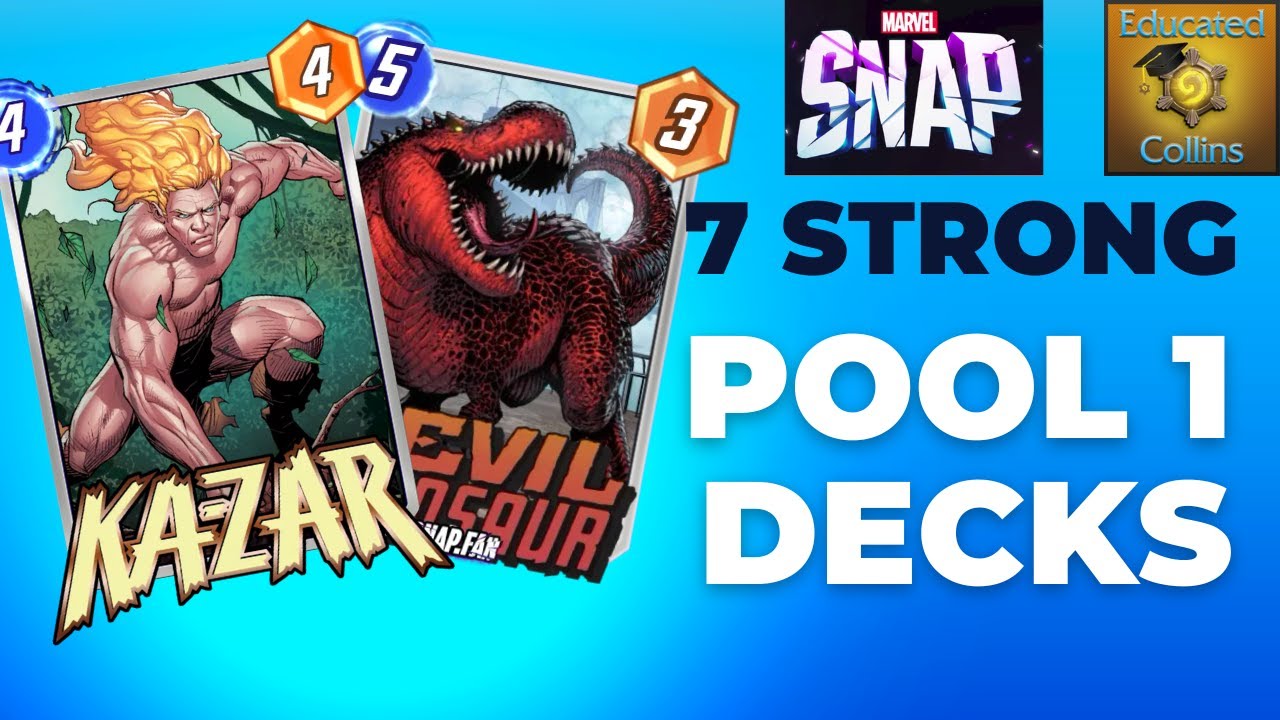 7 Pool 1 (Beginner) Decks to Dominate Your Enemies! (Marvel Snap)