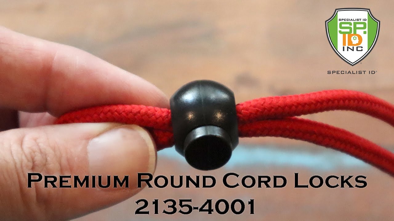 Adjustable Single Hole Cord Locks with Spring Lock 2135-4001