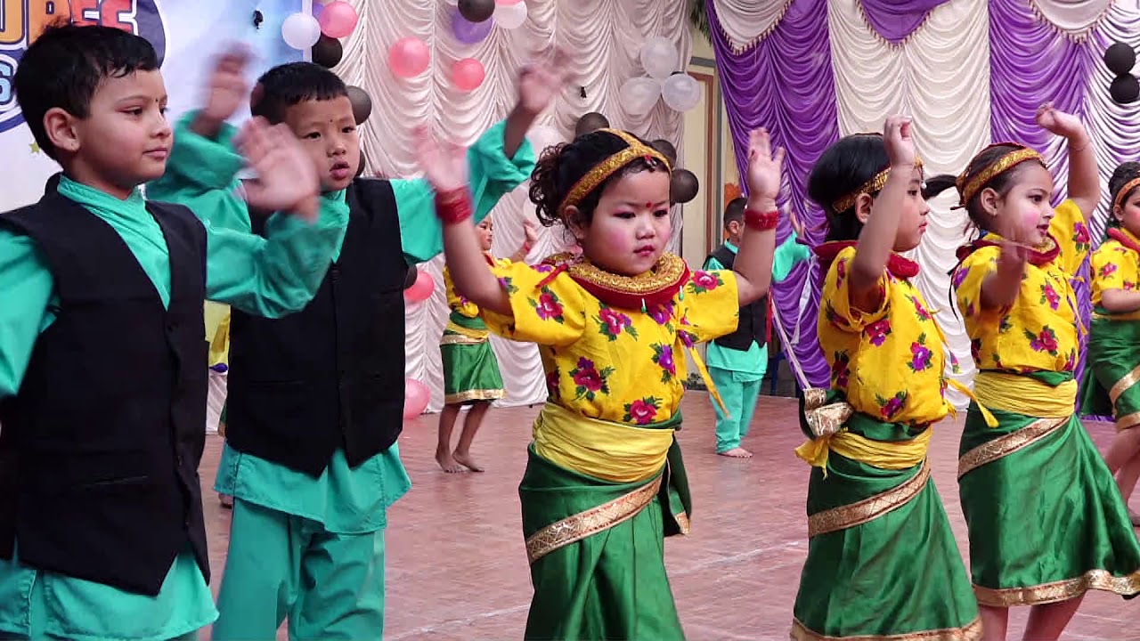 Ghintang ghintang mero raja song dance by grade UKG EVE students