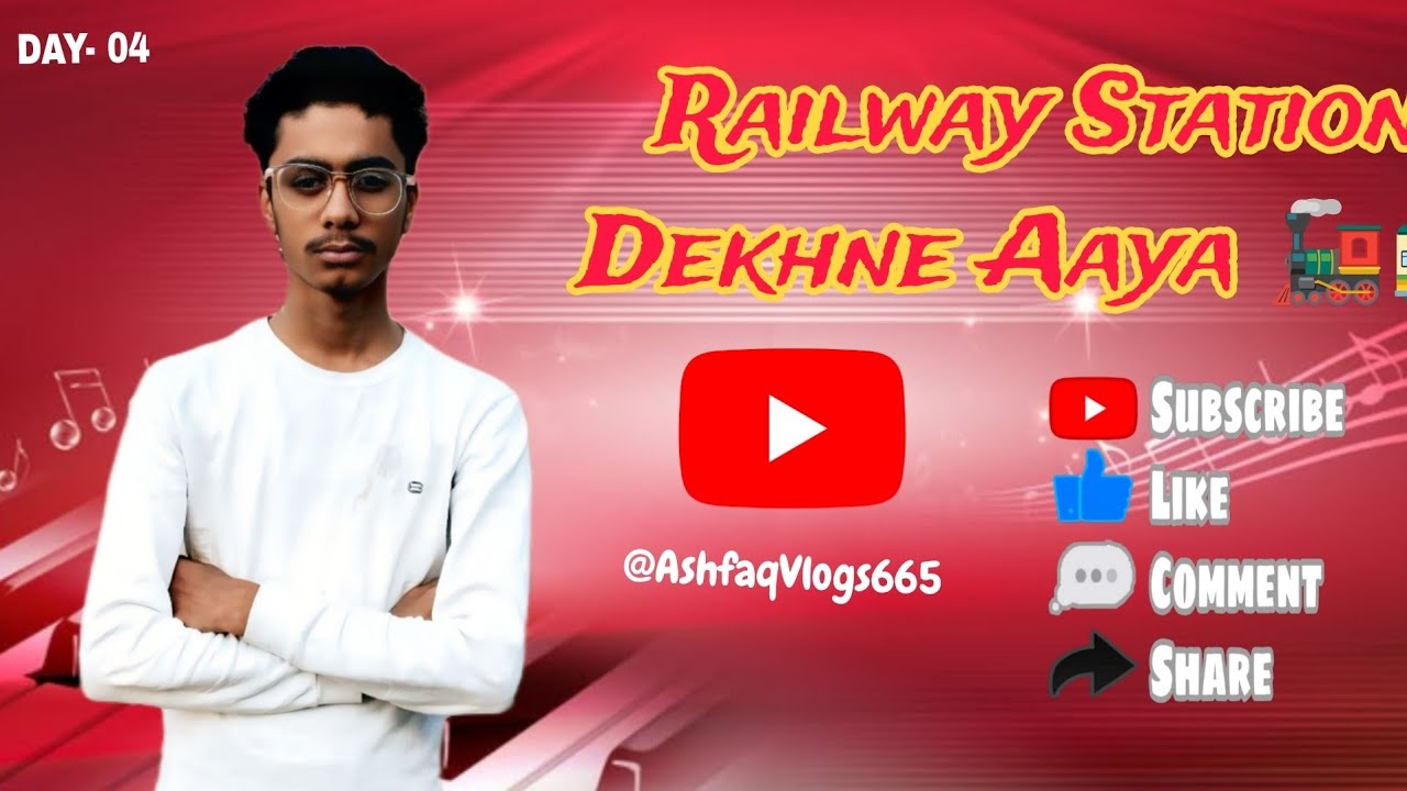 Railway Station Dekhne Aaya 🚂 | रेलवे स्टेशन देखने आया | DAY- 04 | @AshfaqVlogs665 
