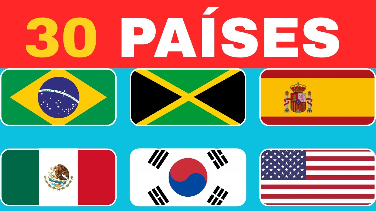 DUVIDO VC ADIVINHAR ESSES 30 PAÍSES!!!