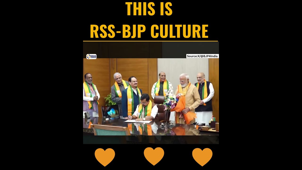 This Is BJP-RSS Culture
