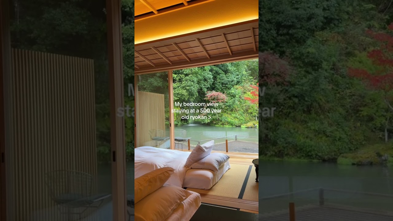 pov: staying in a 500 year old ryokan ♨️ 