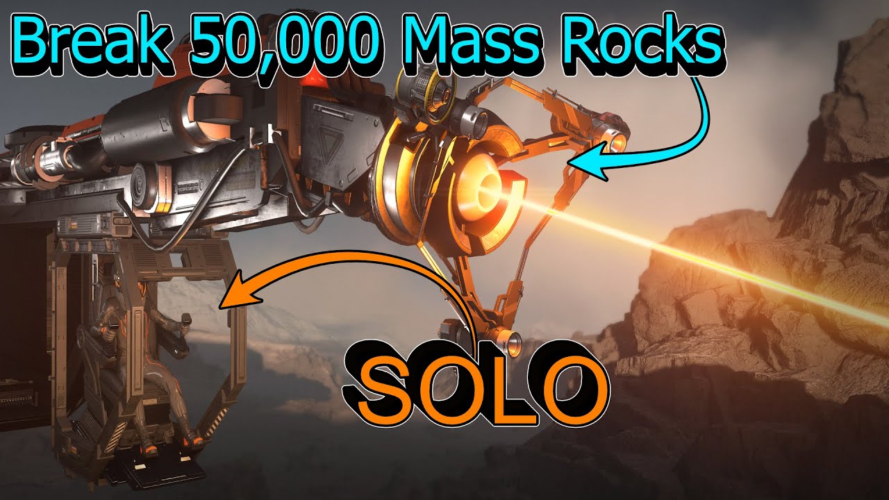 Best mining laser in Star Citizen 3.19.1 | how to break large rocks solo mining
