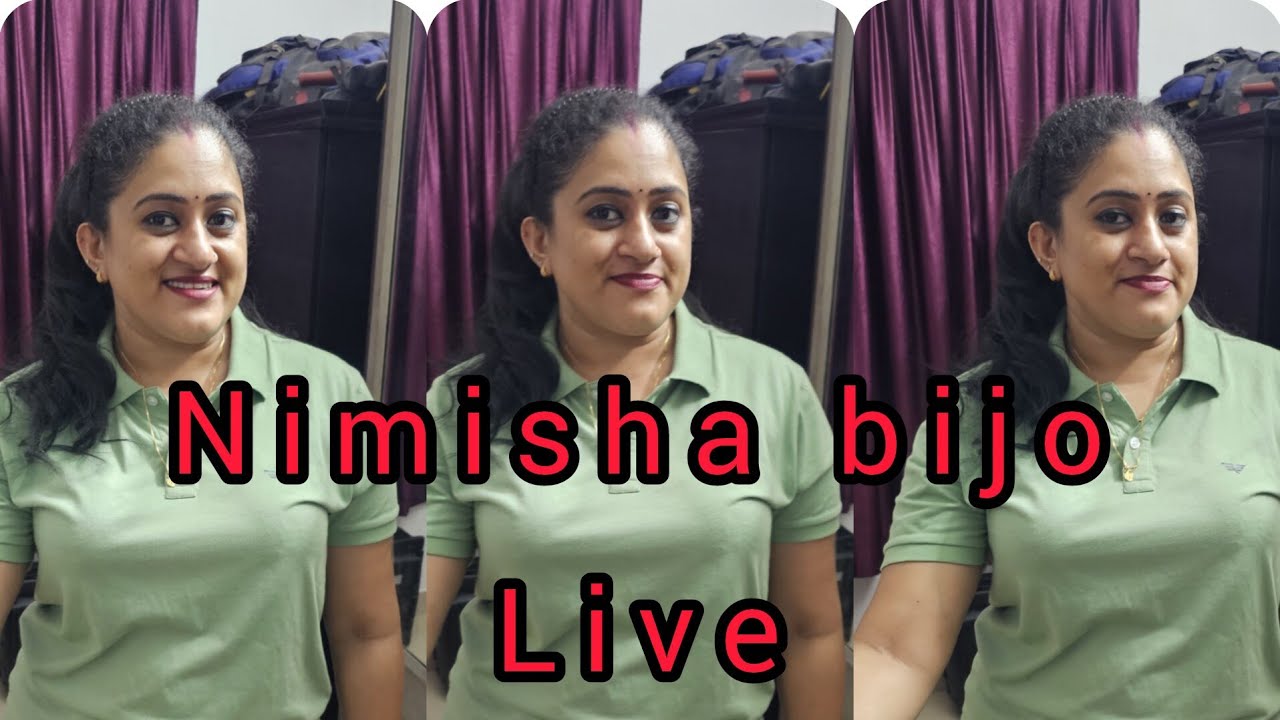 Nimisha Bijo is live start please welcome dear friends 🙏🙏