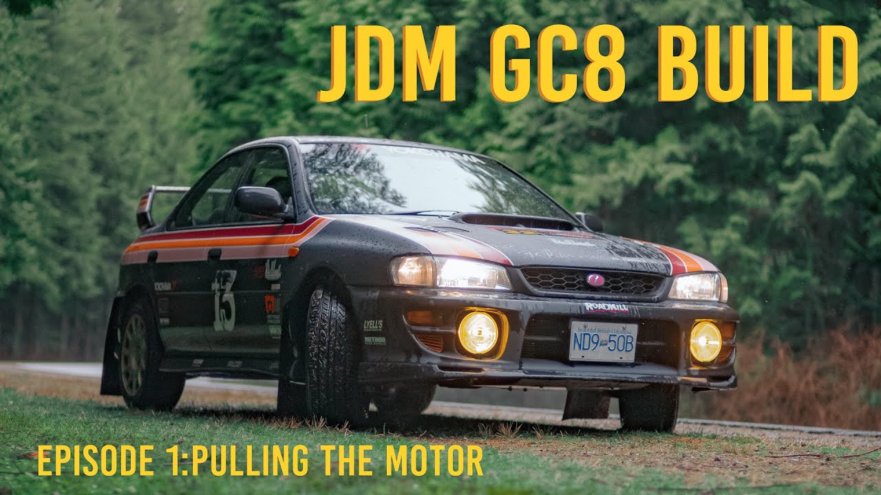 СНЯТИЕ ДВИГАТЕЛЯ JDM SUBARU — Эпизод 1 сборки GC8