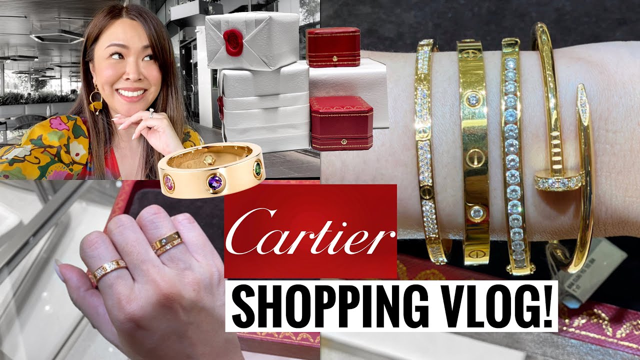 Видеоблог о шопинге в Cartier 💎 Покупаю следующее украшение! Браслет/кольцо LOVE vs JUSTE UN CLOU...