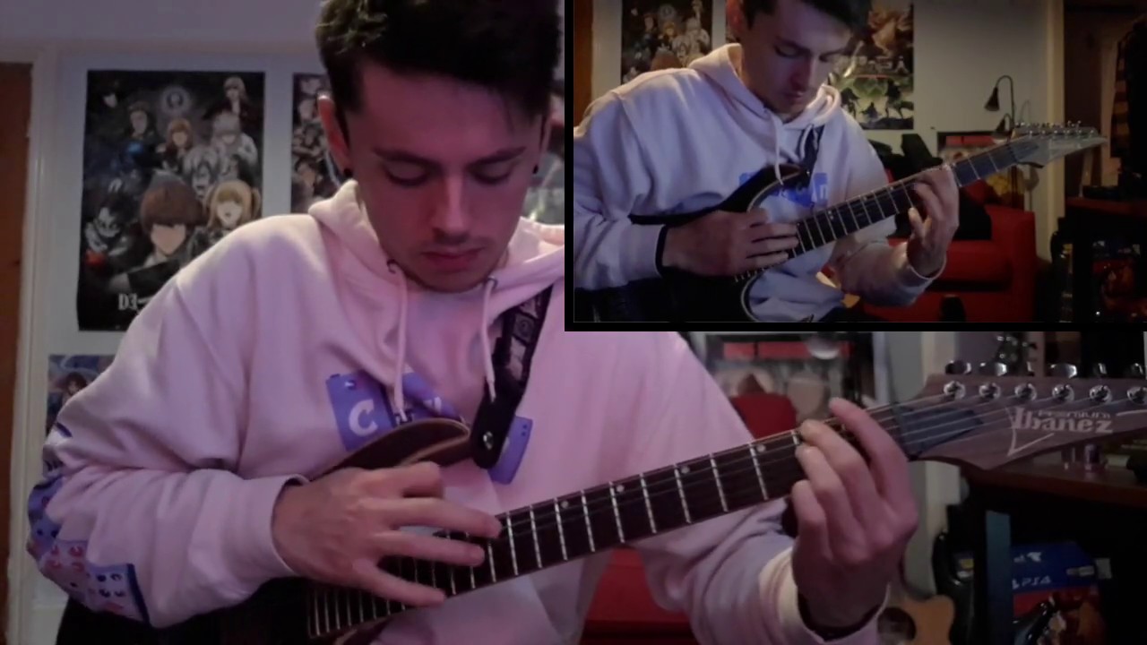 CHON - Pitch Dark ( Full Guitar Cover) - WITH TAB -