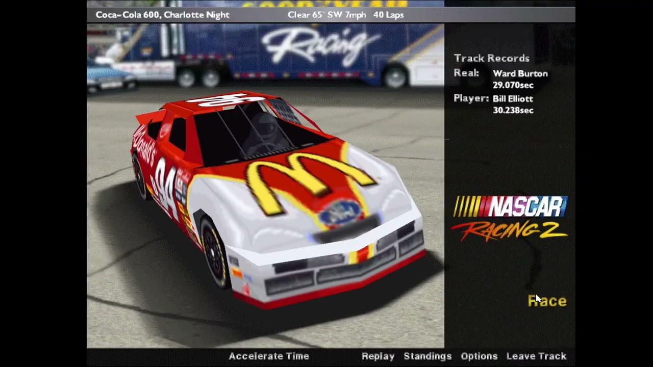NASCAR Racing 2 | 1996 Coca-Cola 600 - Race 11 of 31