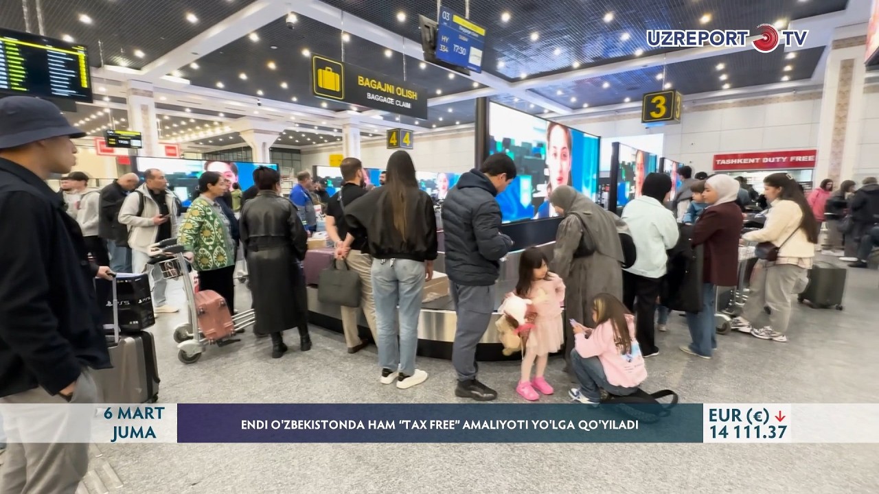 Endi O‘zbekistonda ham “Tax Free” amaliyoti yo‘lga qo‘yiladi