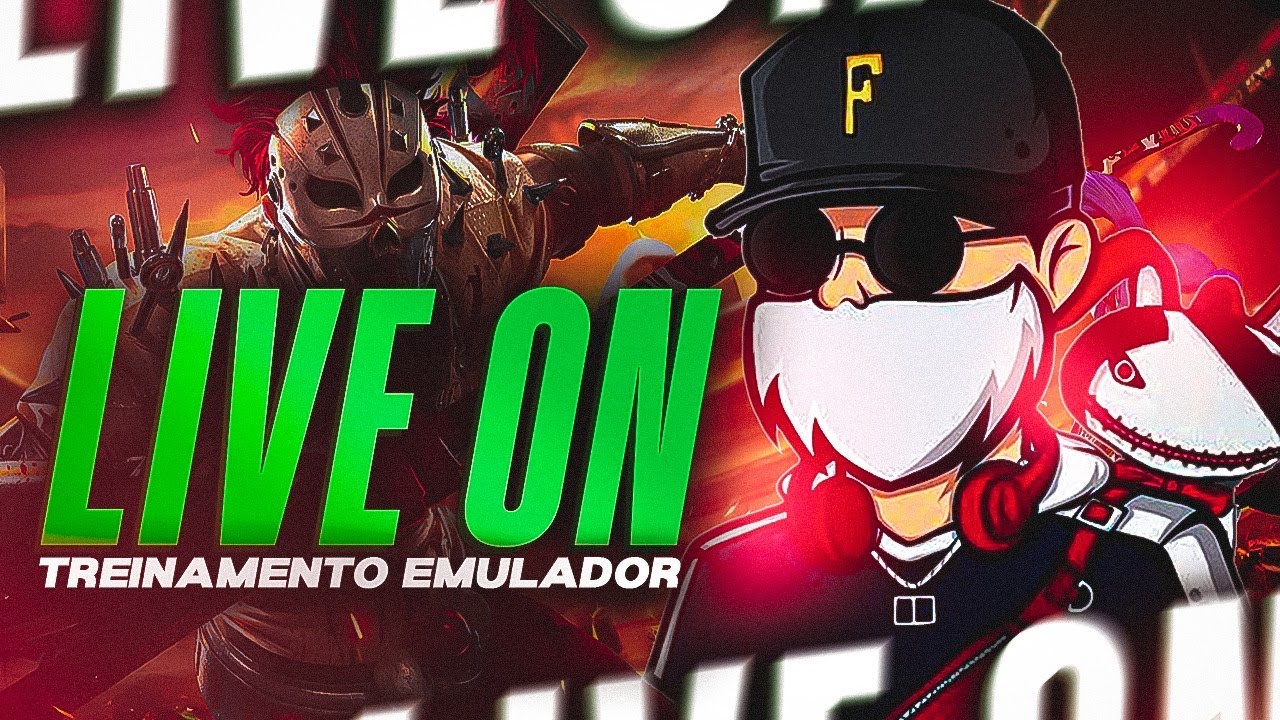 🔥FREE FIRE AO VIVO!!!!🔥TREINO COM A LINE!!!!