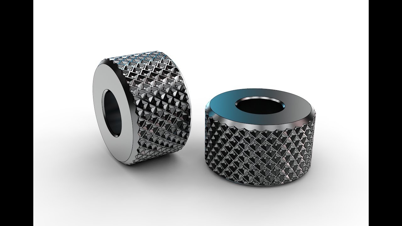 How to make a knurl in SolidWorks