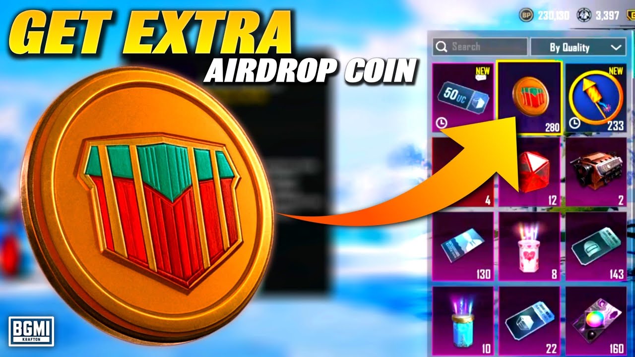 How To Get New Year Airdrop Coin in BGMI | New Year Airdrop Exchange BGMI New Event