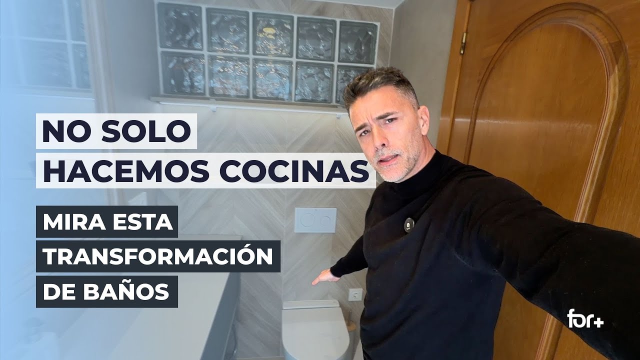 ✨ Transformación total de dos baños antiguos | Encimera corrida, inodoro empotrado y esencia vintage