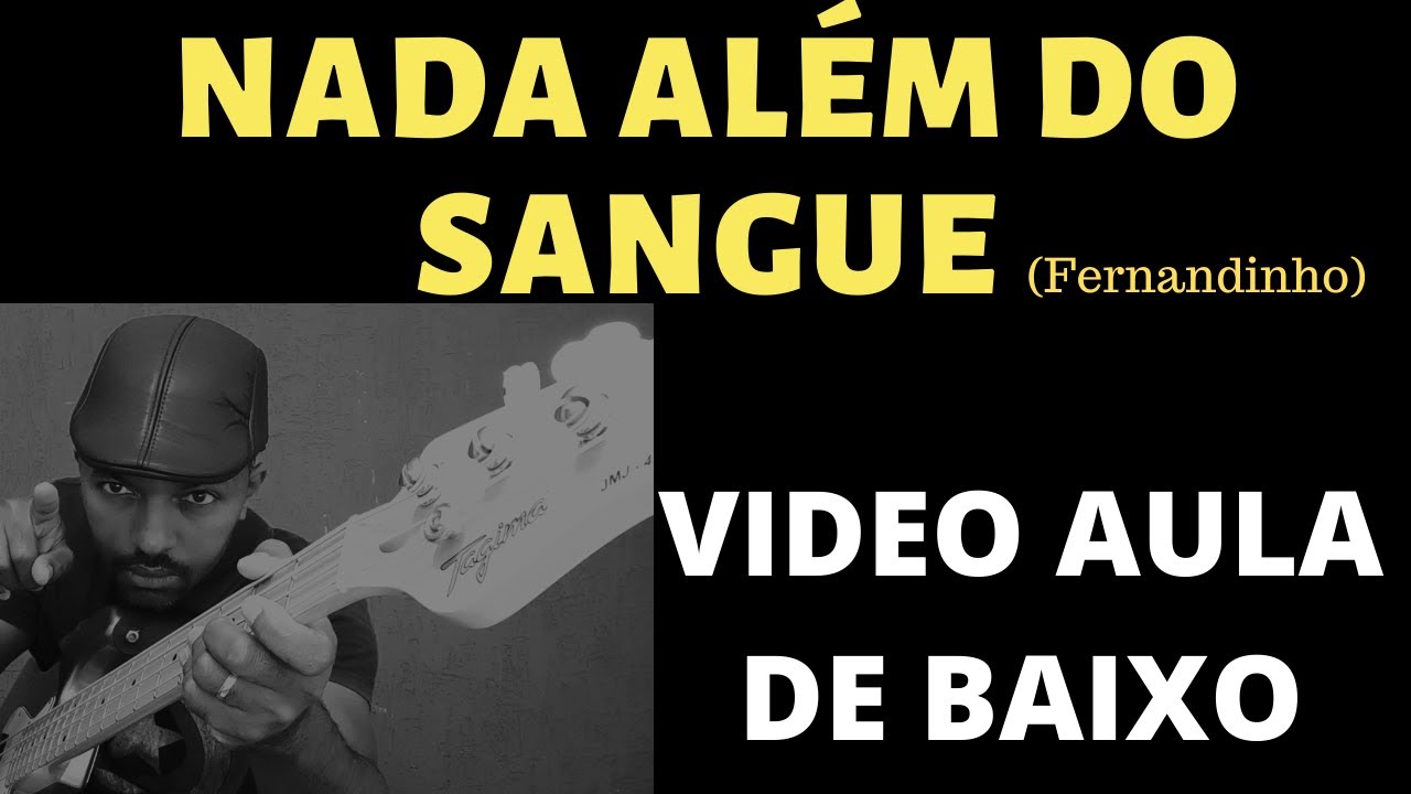 NADA ALEM DO SANGUE (Fernandinho) bass cover VIDEO AULA DE BAIXO POR KAKA BASS #BAIXONOLOUVOR