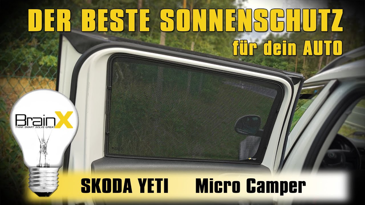 Der beste Sonnenschutz für dein Auto MicroCamper & Vanlife Skoda Yeti