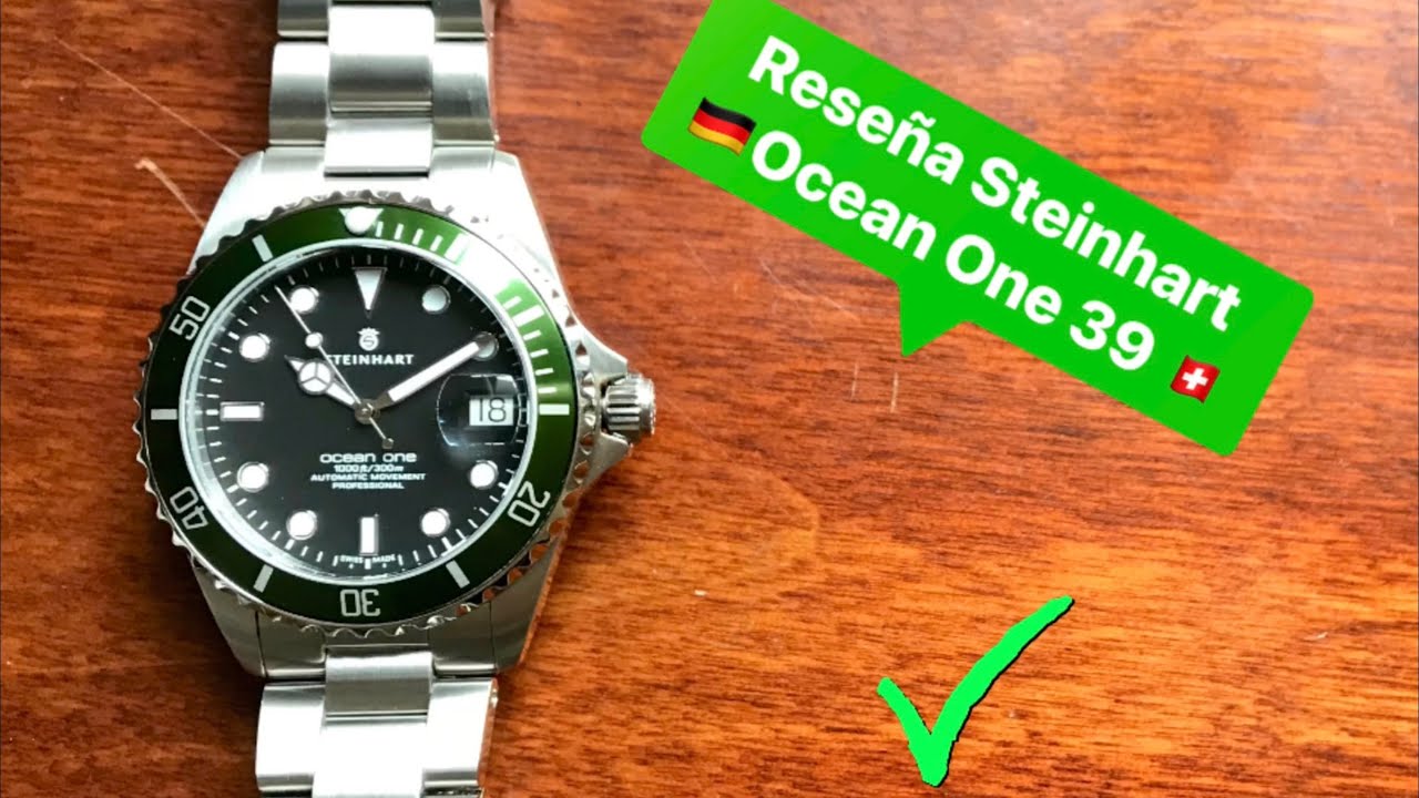 Reseña de reloj suizo Steinhart Ocean One 39mm en Español   Cuestion de Tiempo