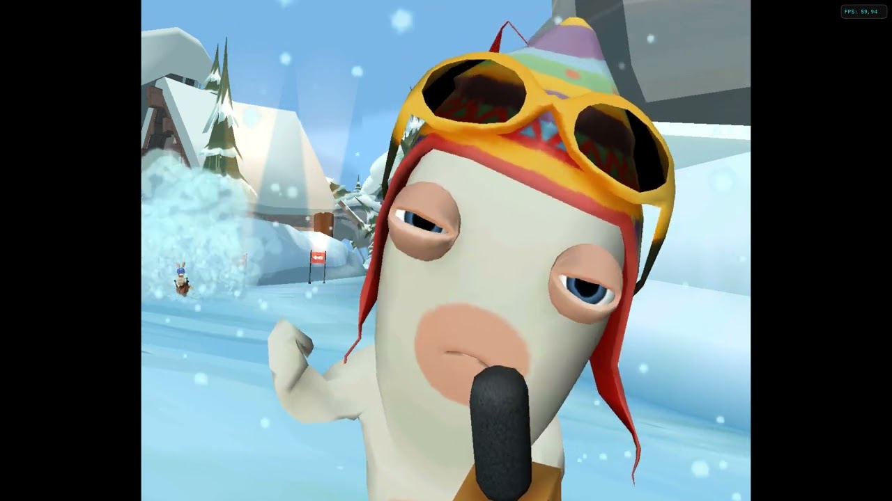 Rayman Raving Rabbids TV Party (Español) de Nintendo Wii con el emulador Dolphin. Gameplay