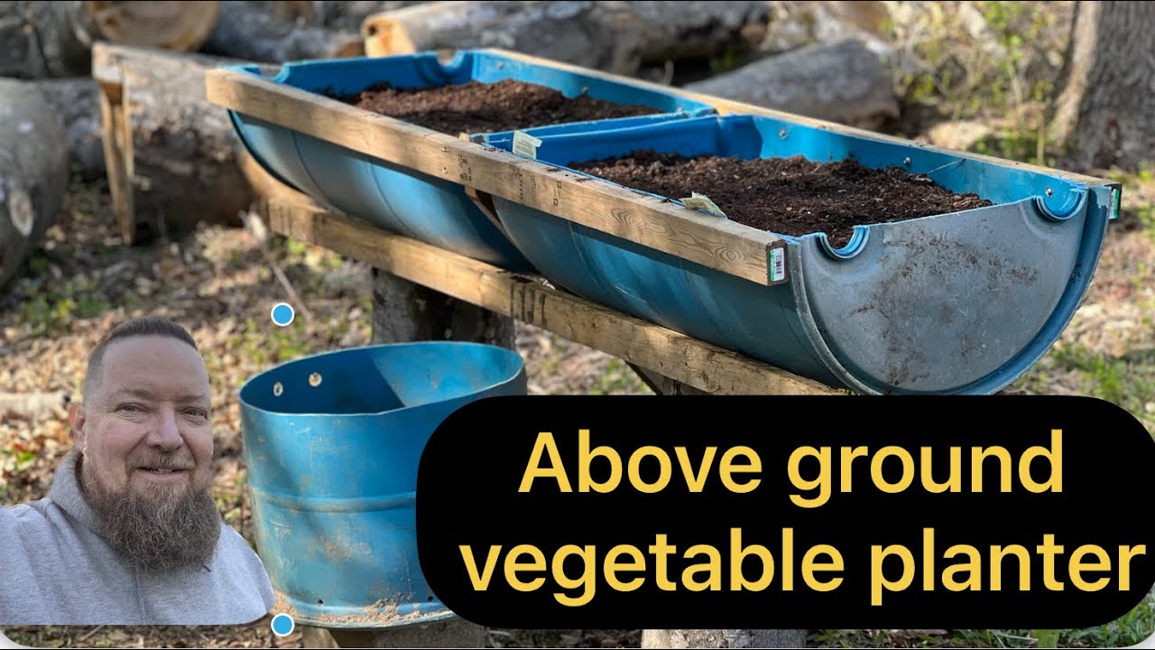 Надземные садовые кашпо из бочек, сделанные своими руками.