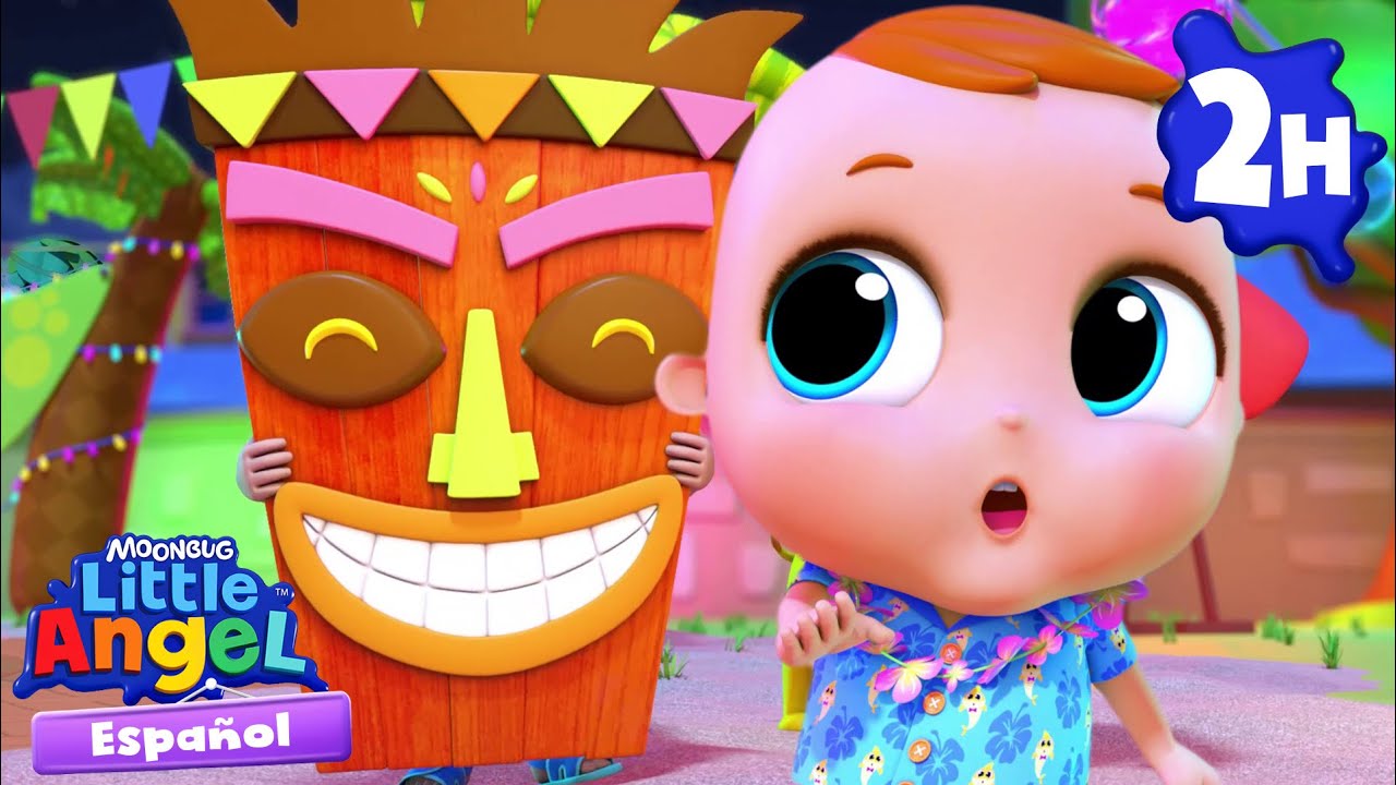 Bebé Juan en la noche Hawaiana en familia 🌺🌴🌊| Canciones con Bebé Juan🎵| Little Angel Español