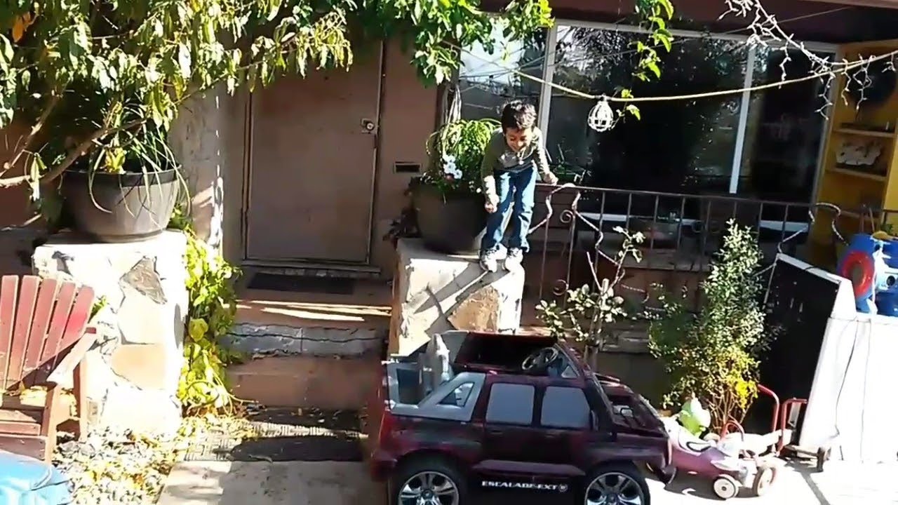 Leos epic death defying fail gravity jump