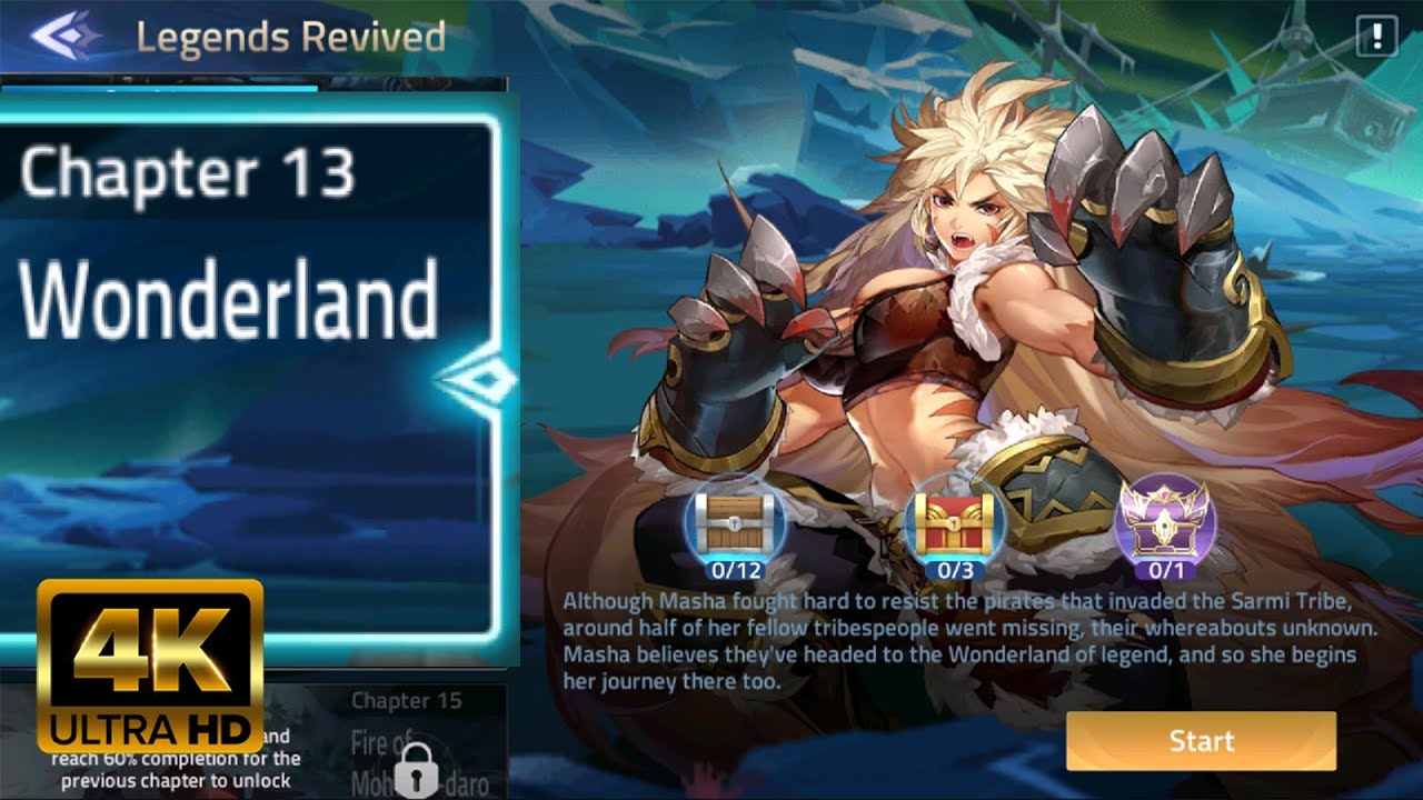 Legends Revived CHAPTER 13 - WONDERLAND Mobile Legend: Adventure Walkthrough