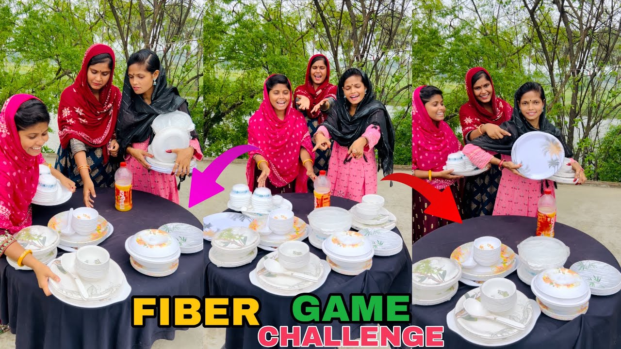 Fiber Set Funny Bottle Flip Game Challenge 🔥 #challenge #viral #funny