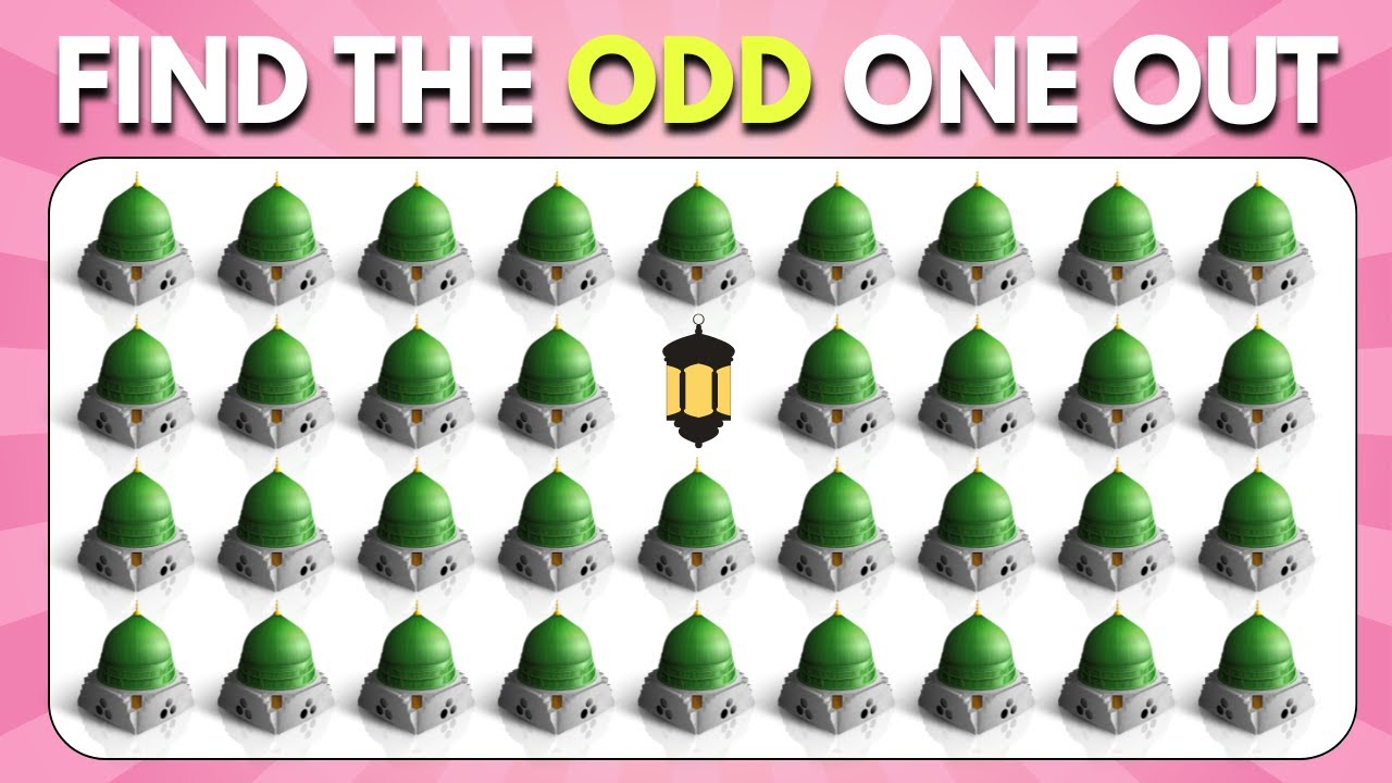 Odd One Out Challenge: Islamic Edition - Only Geniuses Get 10/10! 🏆