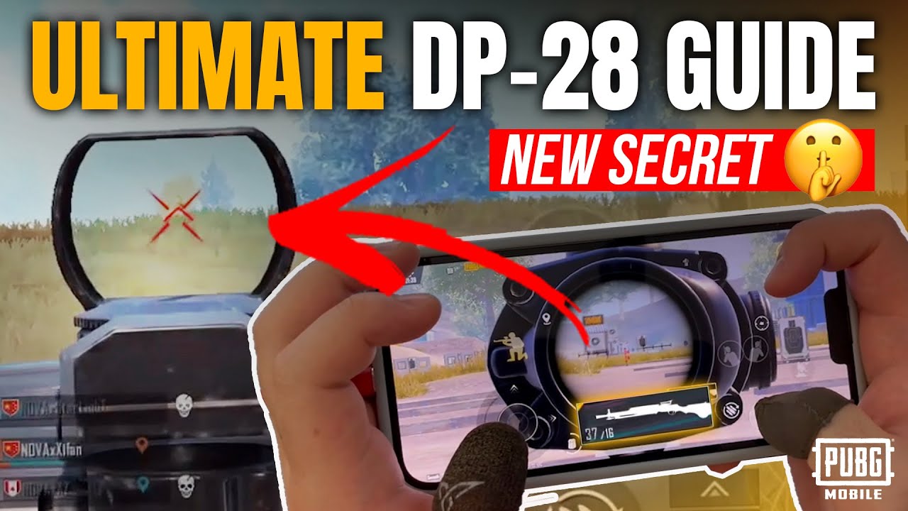 Стреляй как Парабой | Руководство и обучение по оружию DP-28 | PUBG MOBILE