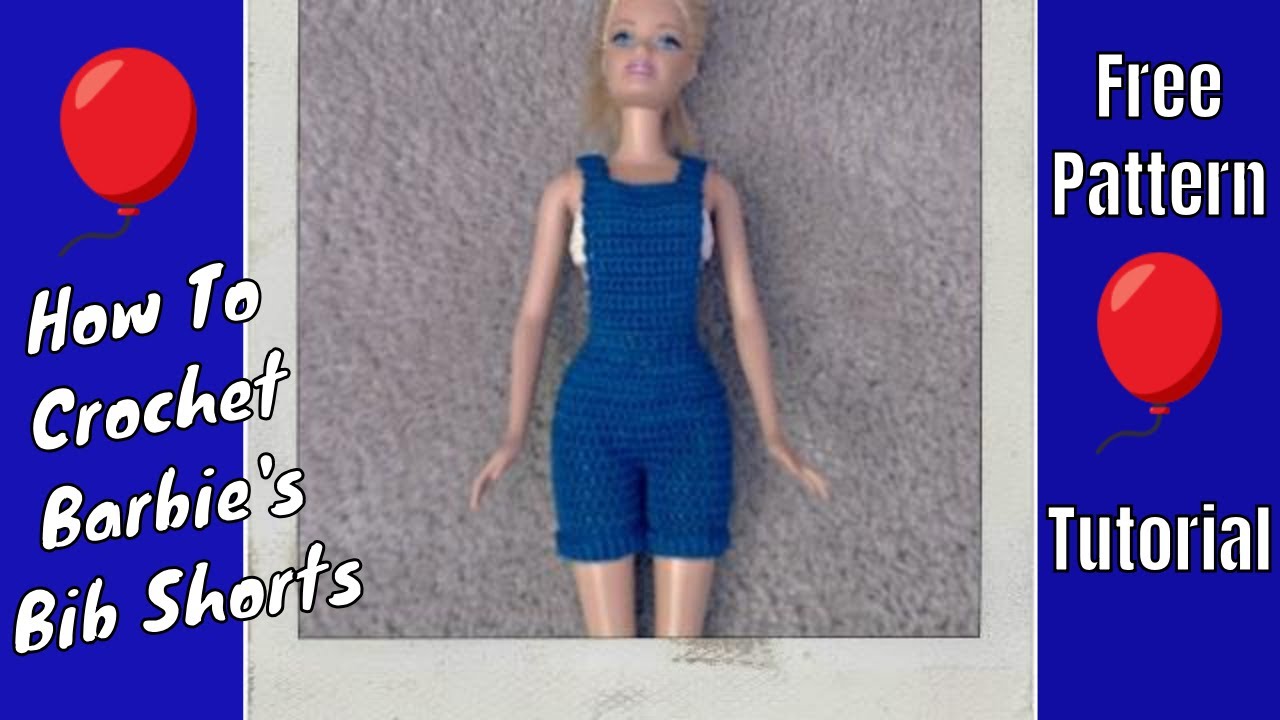 Barbie Clothes - Bib Overalls