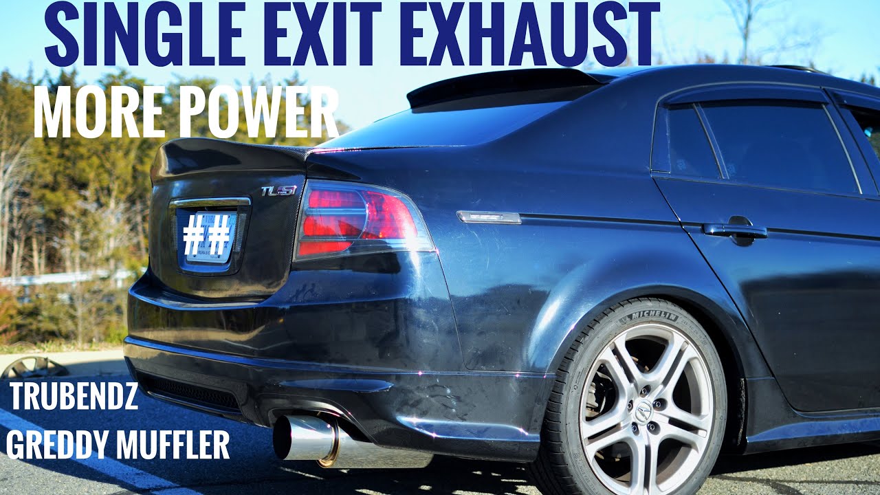 TL Type S Goes Single Exit Exhaust For More POWER 💥