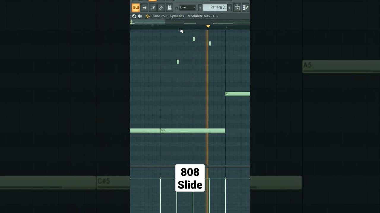 Make 808 slides for UK drill in FL studio 21 #shorts #flstudio21 #ukdrill
