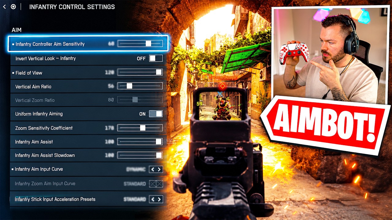 NEW BATTLEFIELD 6 Aim Assist Settings Make Controller Players OVERPOWERED after UPDATE!