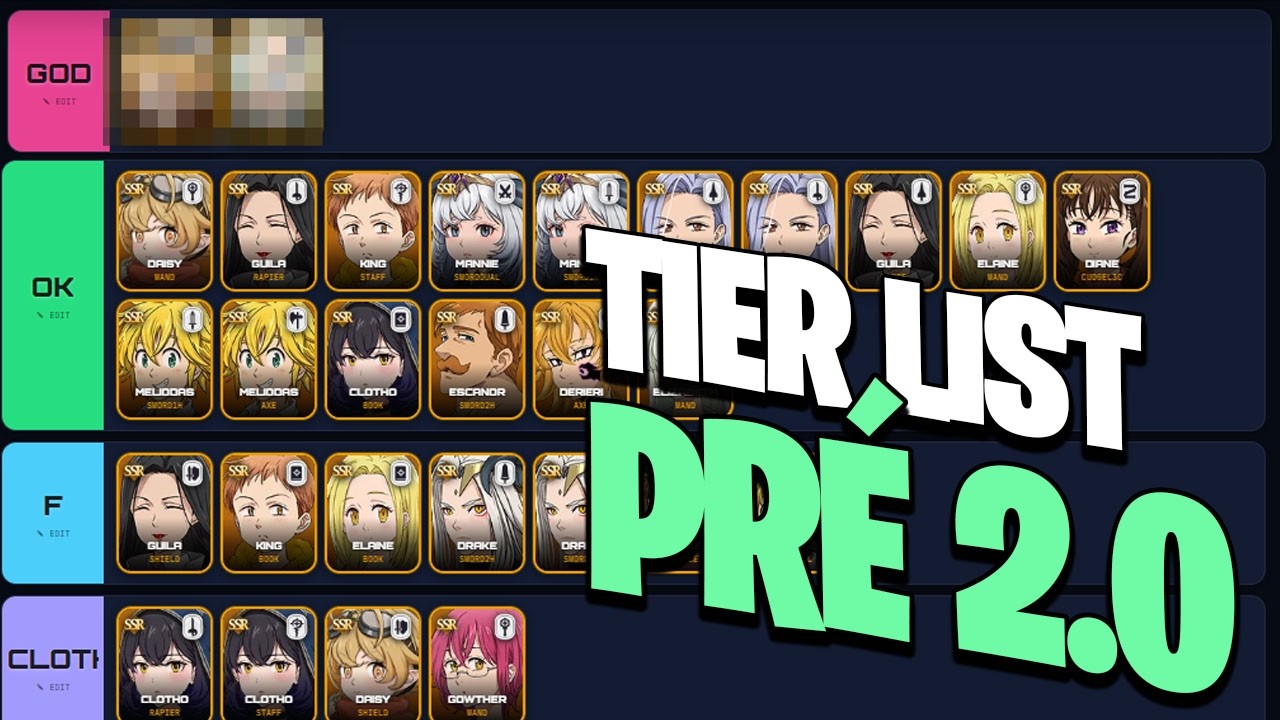 7DS Origin TIER LIST: Who Is Most Worth Investing In Right Now?