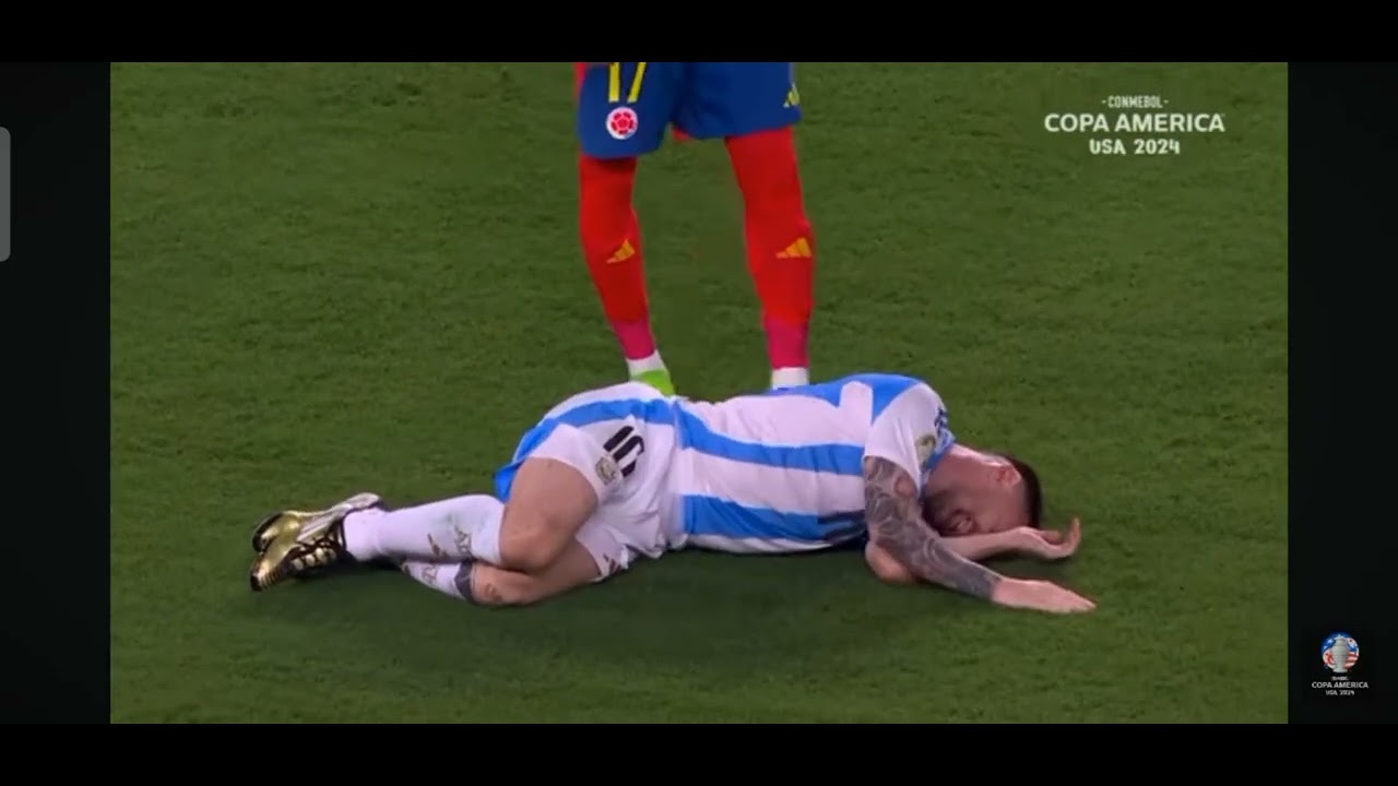 Messi injury 🤕😭 Copa America24