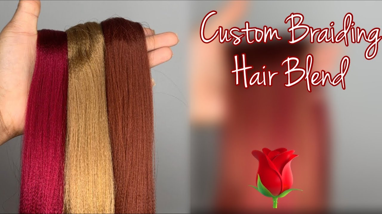 Golden Rose 🌹 Индивидуальная цветовая смесь для кос #53