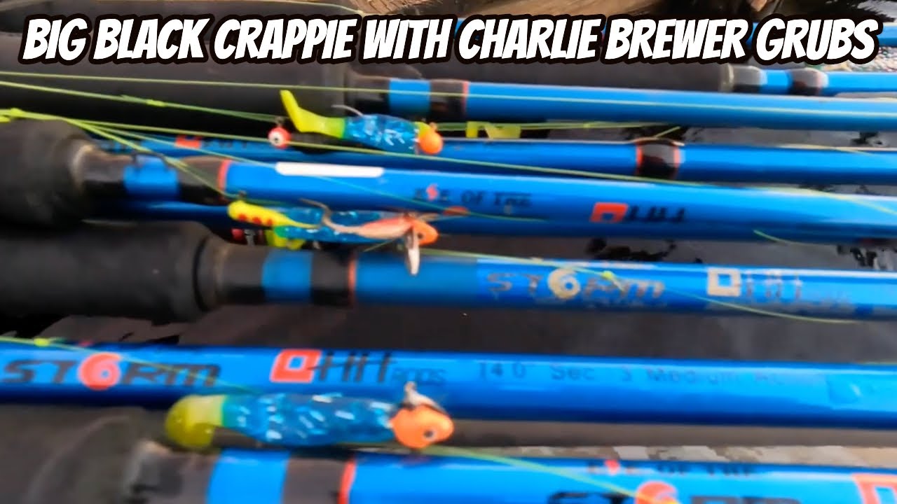 BIG BLACK FLORIDA CRAPPIE WITH CHARLIE BREWER GRUBS Crappie Machine S1E9