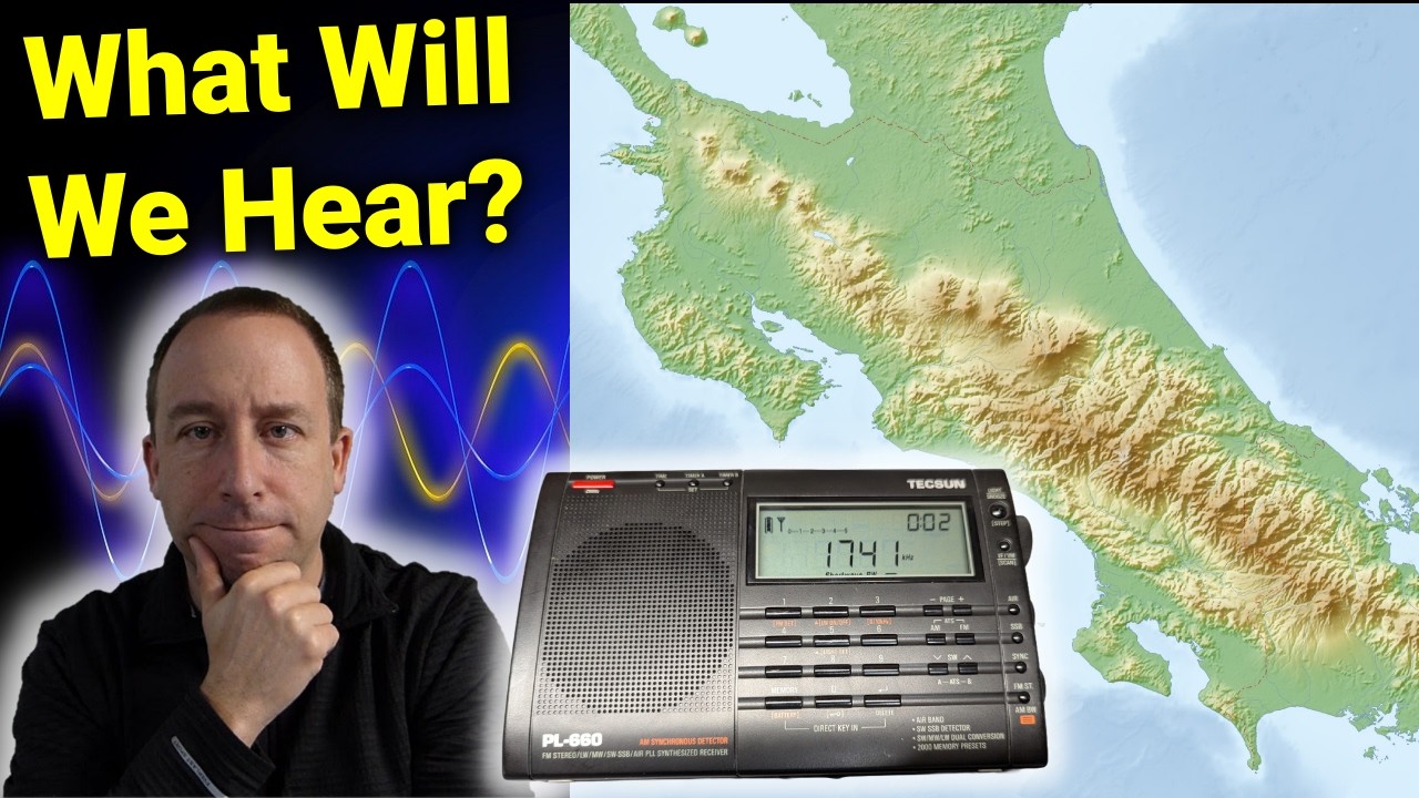 I Brought My Shortwave Radio to Costa Rica and Here is What I Heard...
